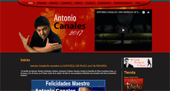 Desktop Screenshot of antoniocanalesbailaor.com